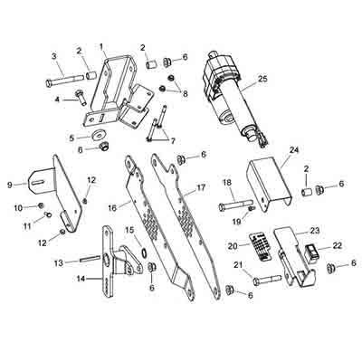 Gravely 79211300 Pro-Turn Deck Lift Kit 